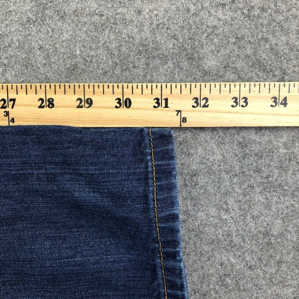 Levis 514 Jeans Mens 34x32 Blue Medium Wash Regular Straight Denim Pants Casual